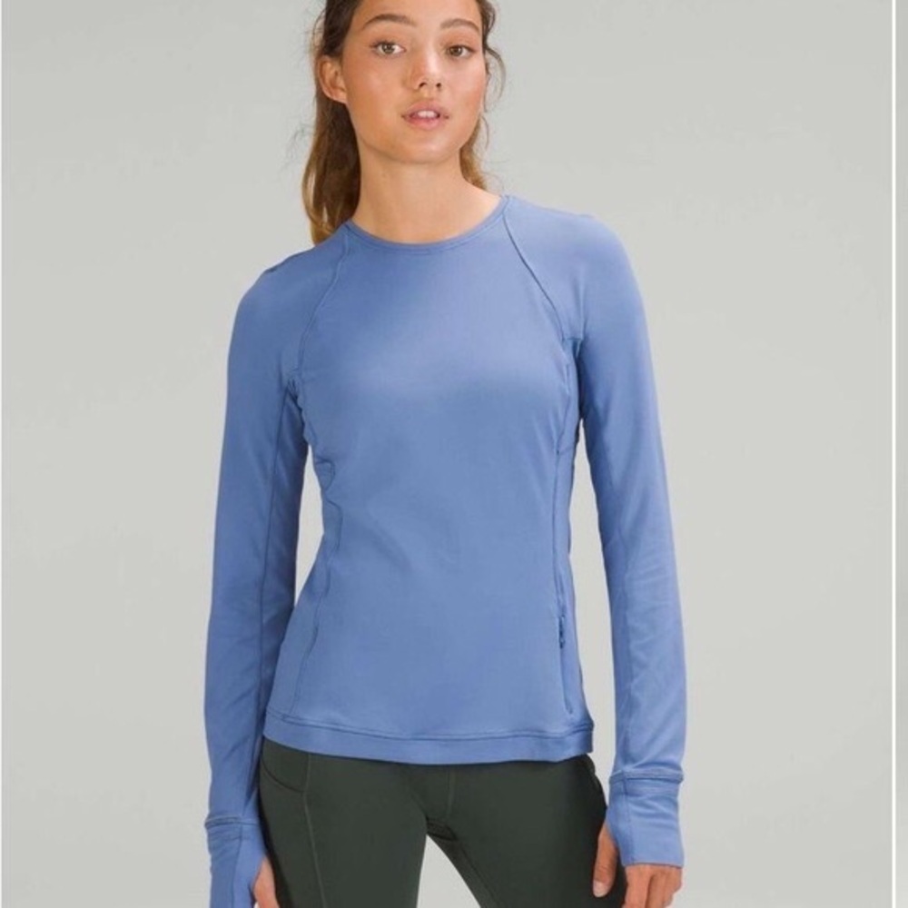 lululemon athletica Women's Slate Blue Long Sleeve Top